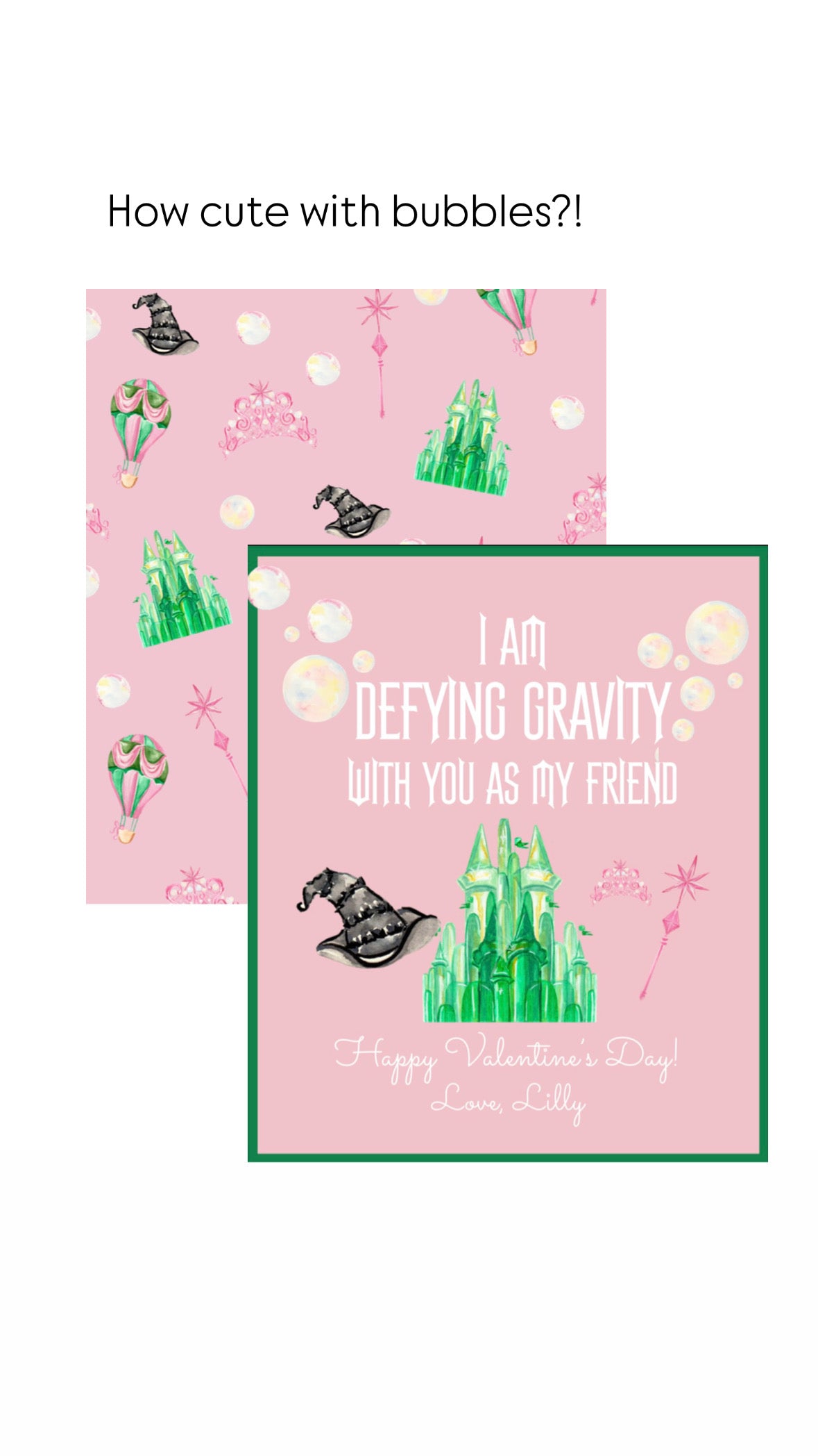 Wicked valentines gift tags