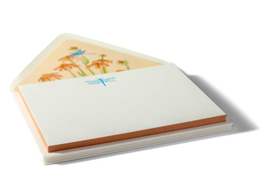 Dragonfly | Fancy Pants Letterpress Flat Notecards