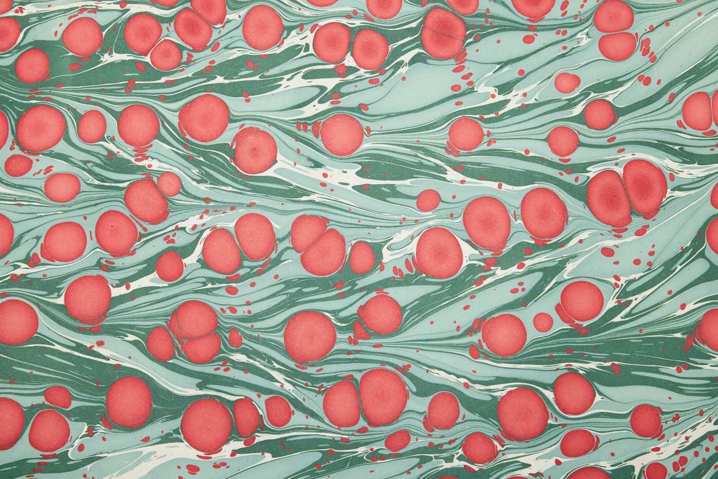 Cosmos Festive Hand Marbled Christmas Wrapping Pape