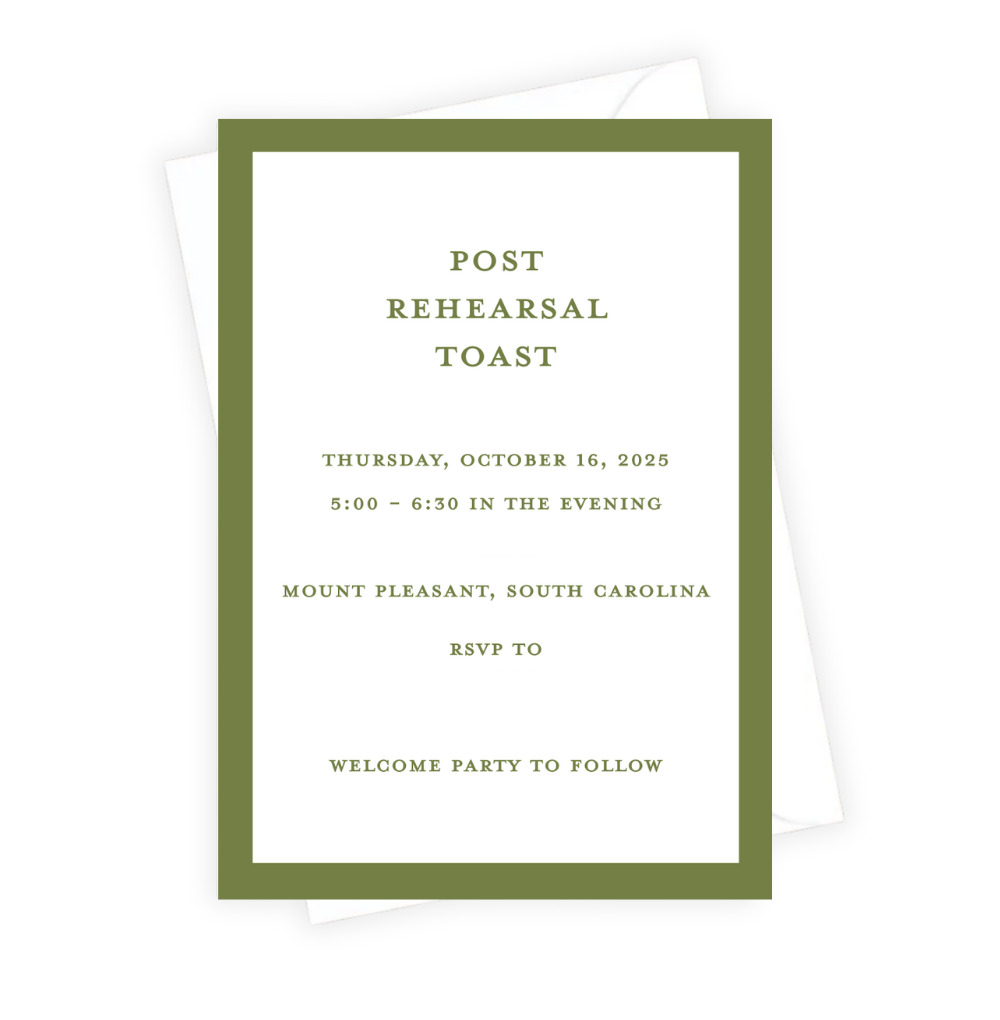 Post Toast Invitation