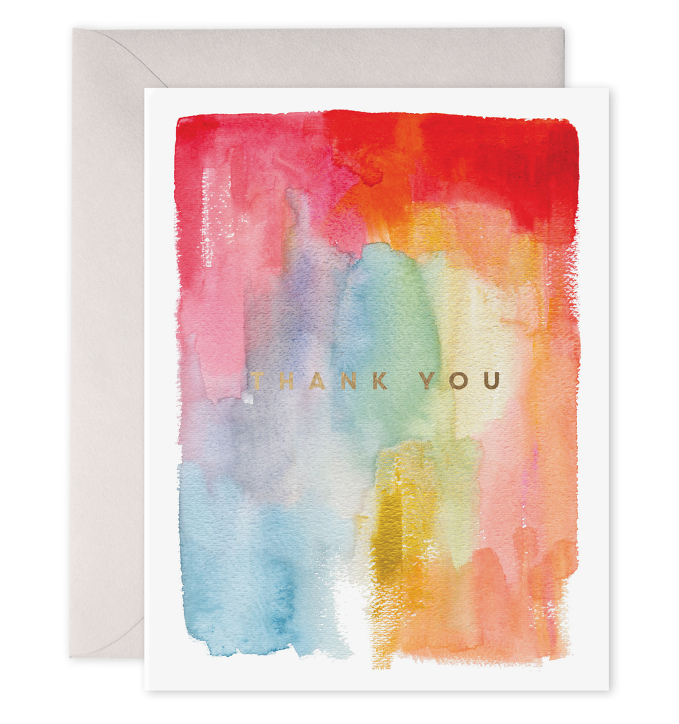 Colorful Thanks | Thank You Card (Boxed Set of 6)