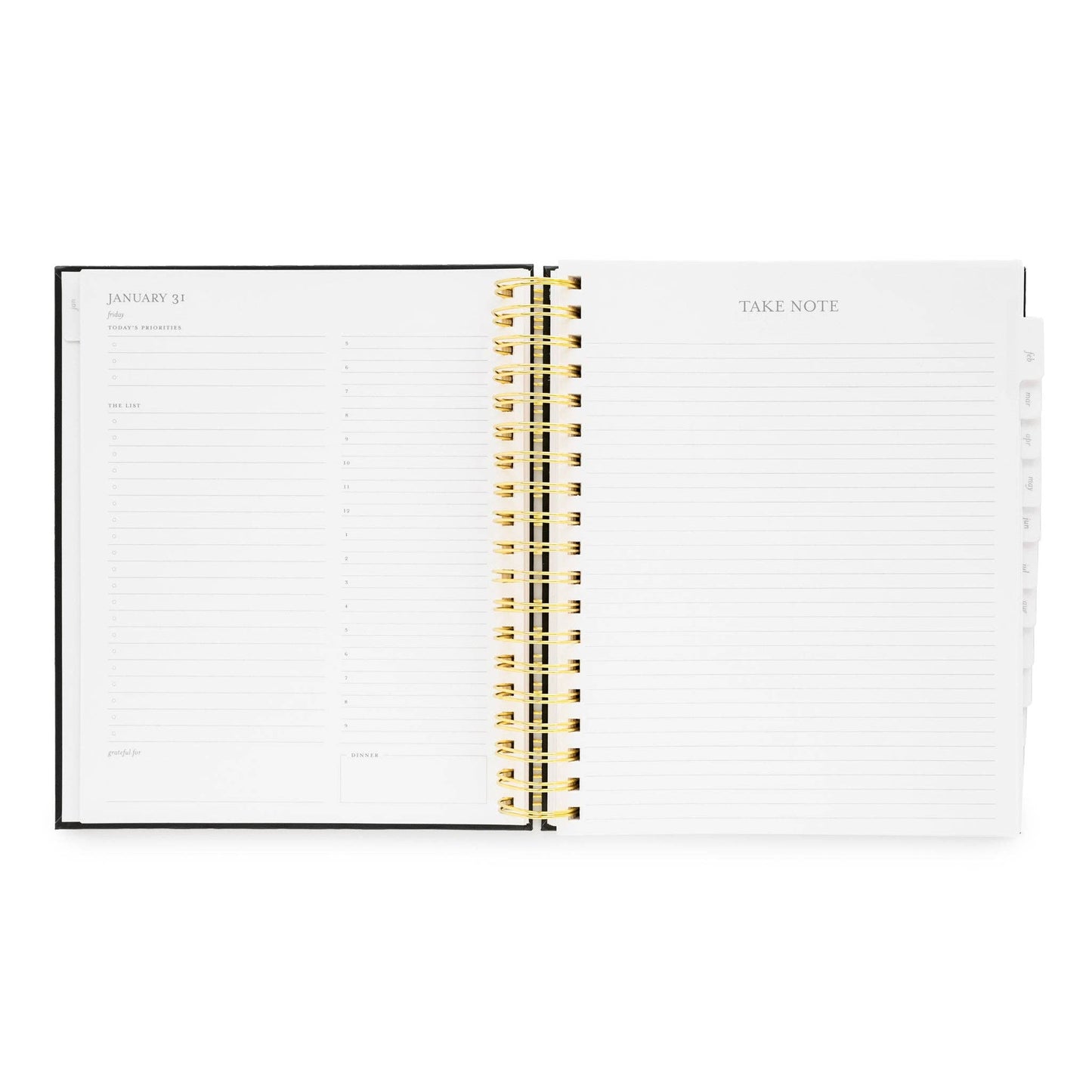 2026 Blush Daily Spiral Planner