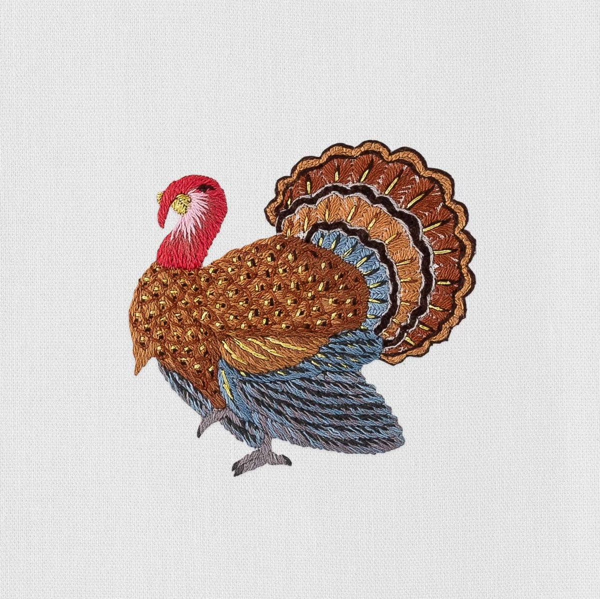 Turkey Gold Hemstitched Towel