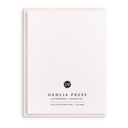 Dahlia Press - Can't Quit You - Diet Coke Letterpress