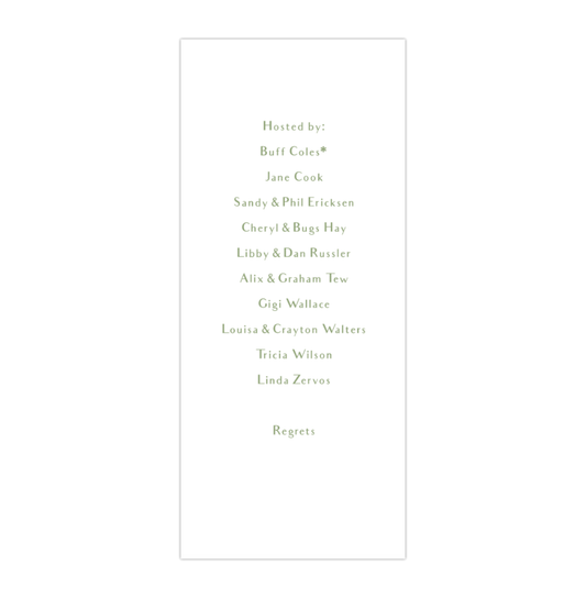 Greenery Cocktail Hour Invitation