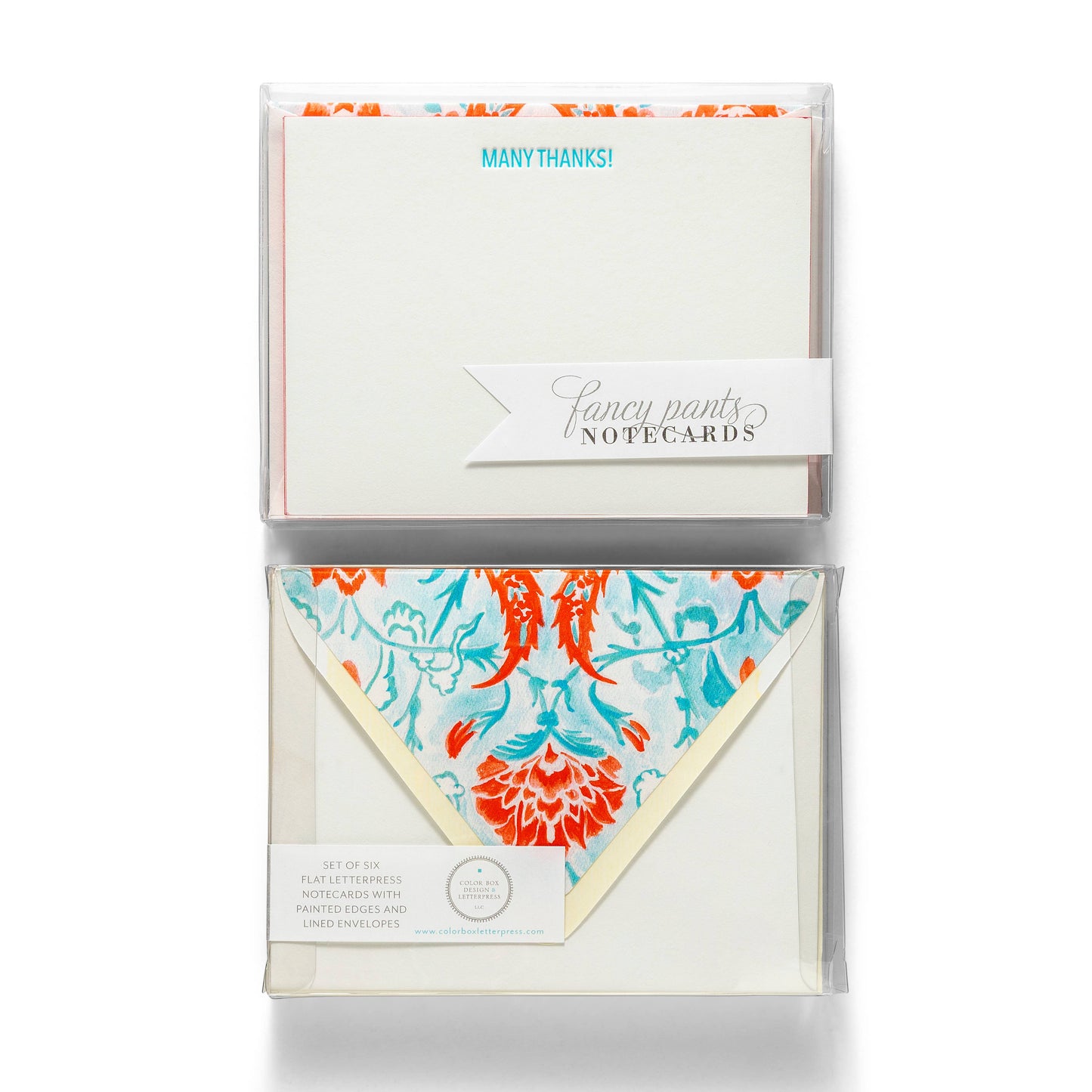 Many Thanks! | Fancy Pants Letterpress Flat Notecards