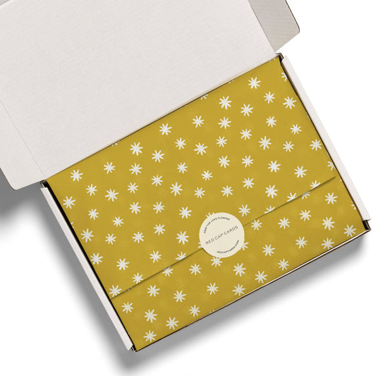 Red Cap Cards - Asterisk tissue paper