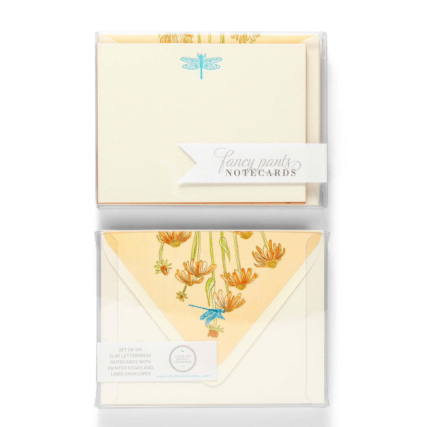 Dragonfly | Fancy Pants Letterpress Flat Notecards