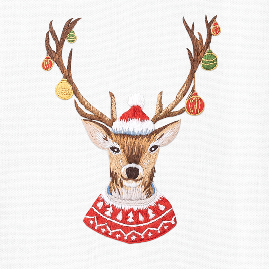 Henry Handwork - Ornament Antlers Hand Towel