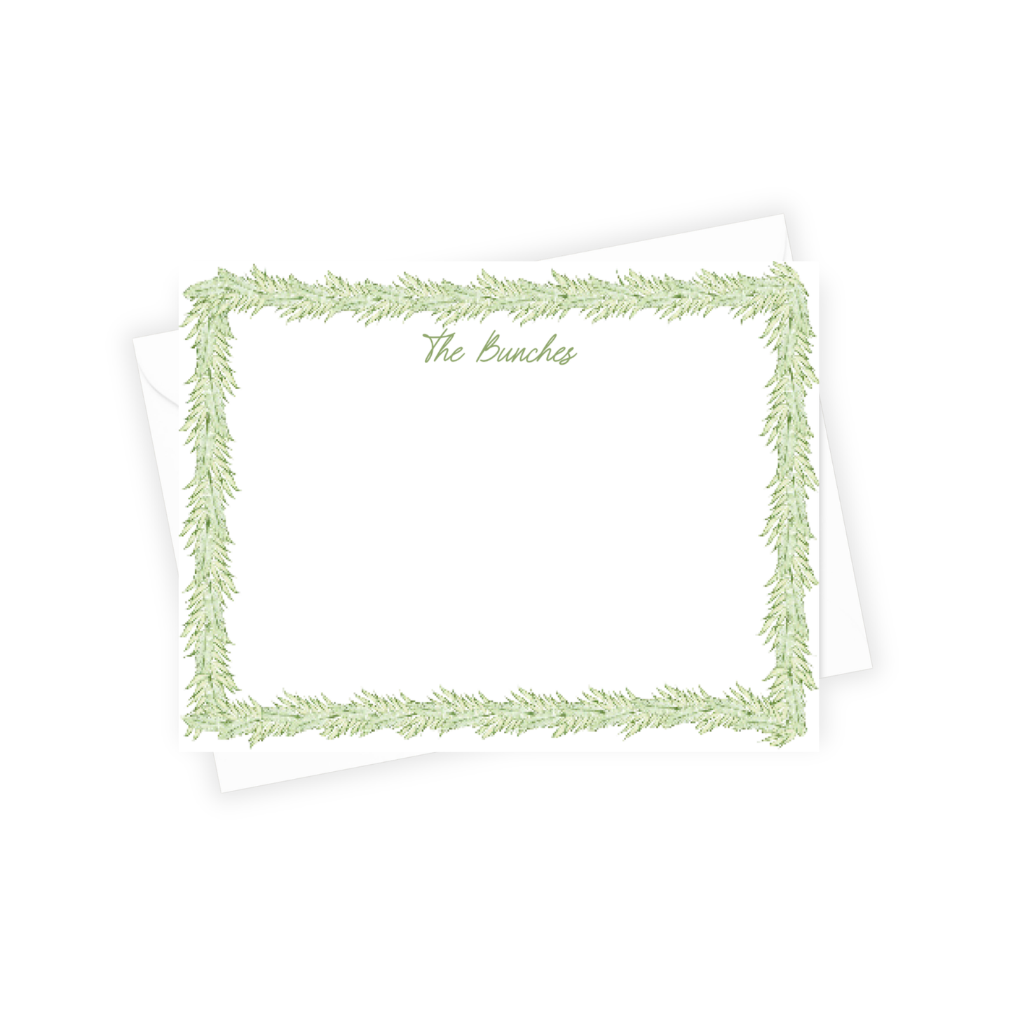 vine border stationery