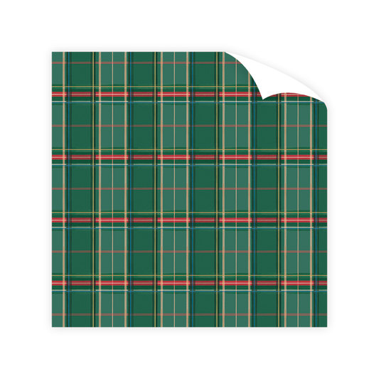 Equestrian Plaid Wrapping Paper Roll