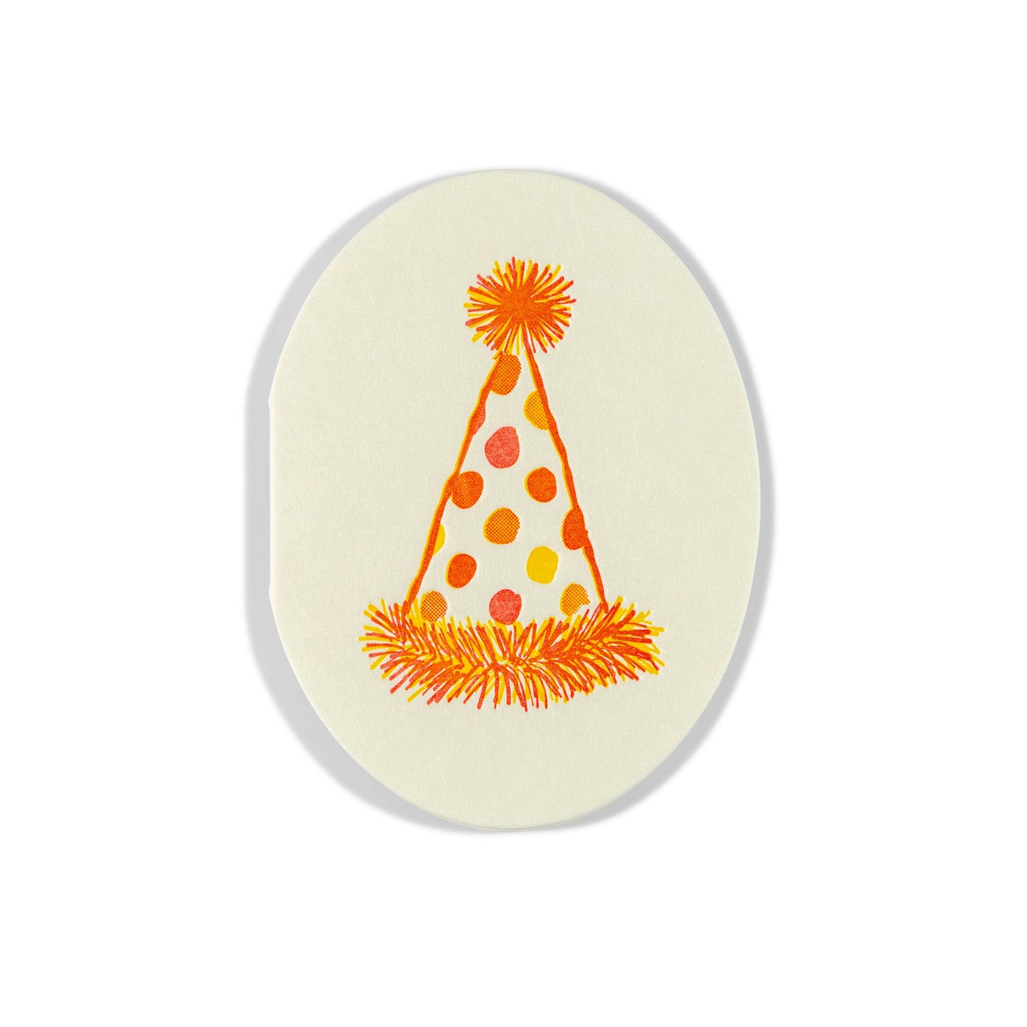 Party Hat | Mini Letterpress Enclosure Card