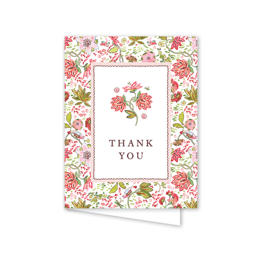 Oiseaux en Fleurs Thank You