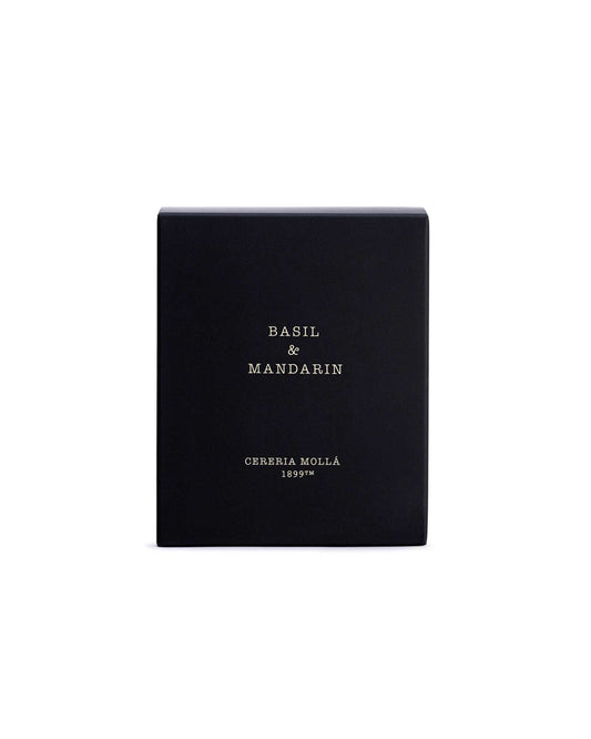 Basil & Mandarín Black 8oz Classic Candle