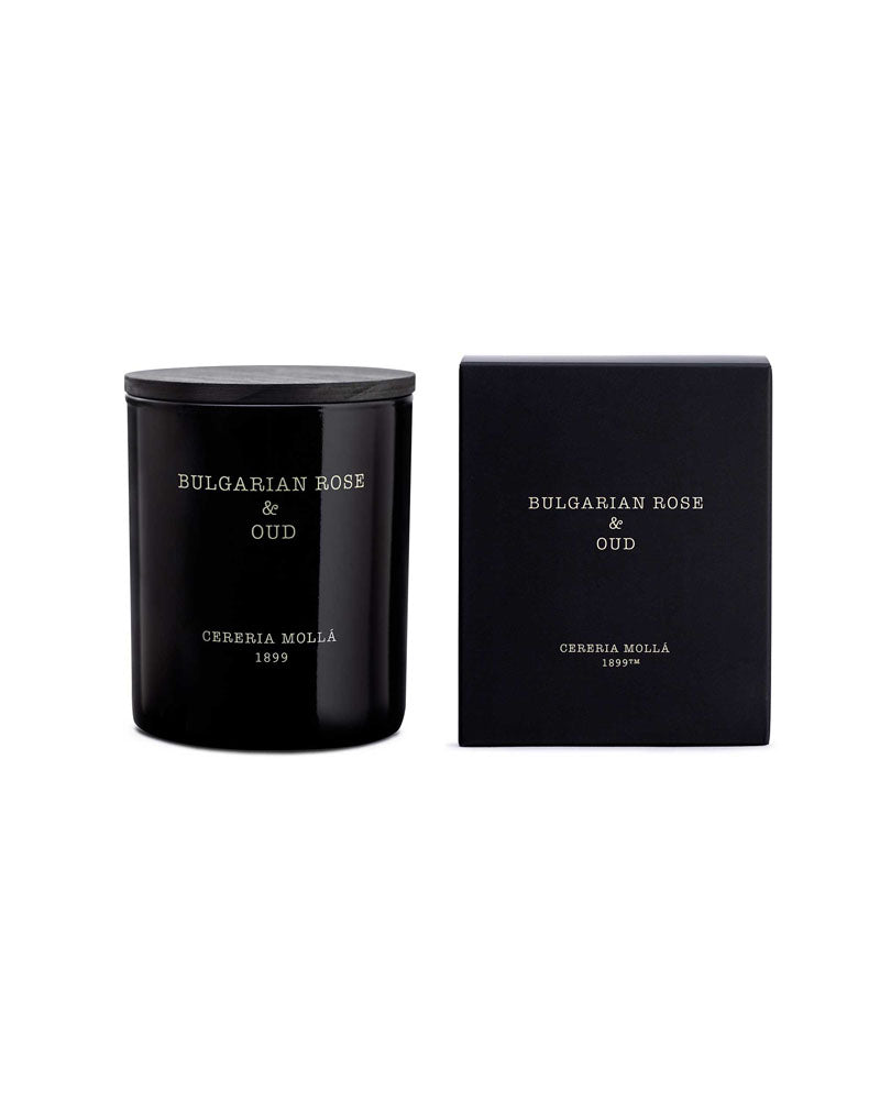 Bulgarian Rose & Oud Black 8oz Classic Candle