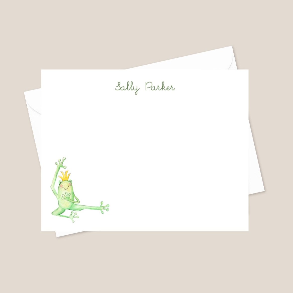frog crown stationary