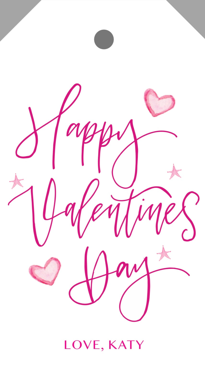 personalized valentines gift tags