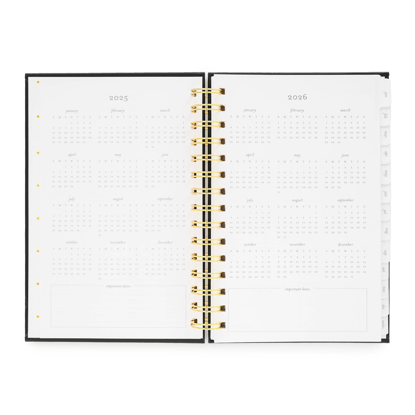 Sugar Paper - 2025 Pale Pink Small Spiral Planner