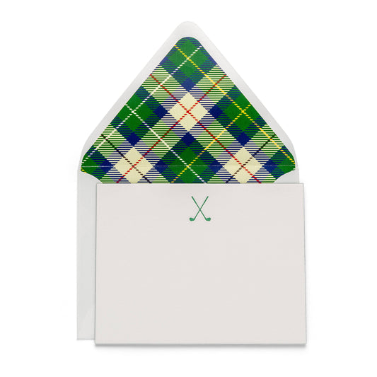 Golf |  Letterpress Flat Notecards