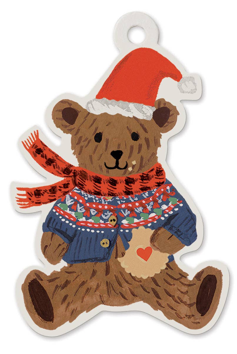Pack of 8 Beary Christmas Gift Tags