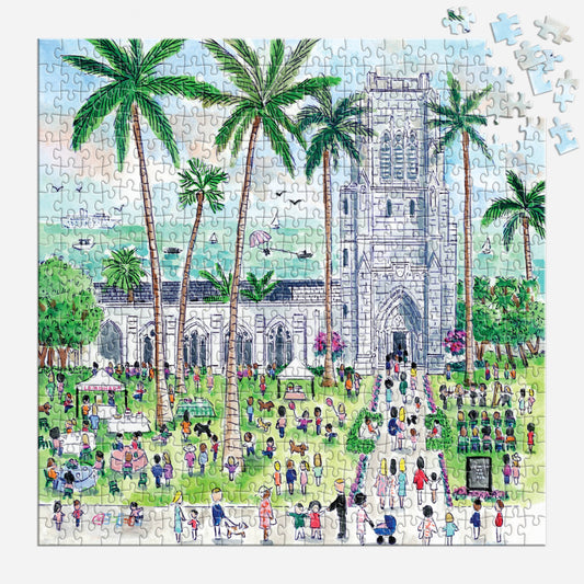Sunday in Palm Beach 500 Piece Puzzle
