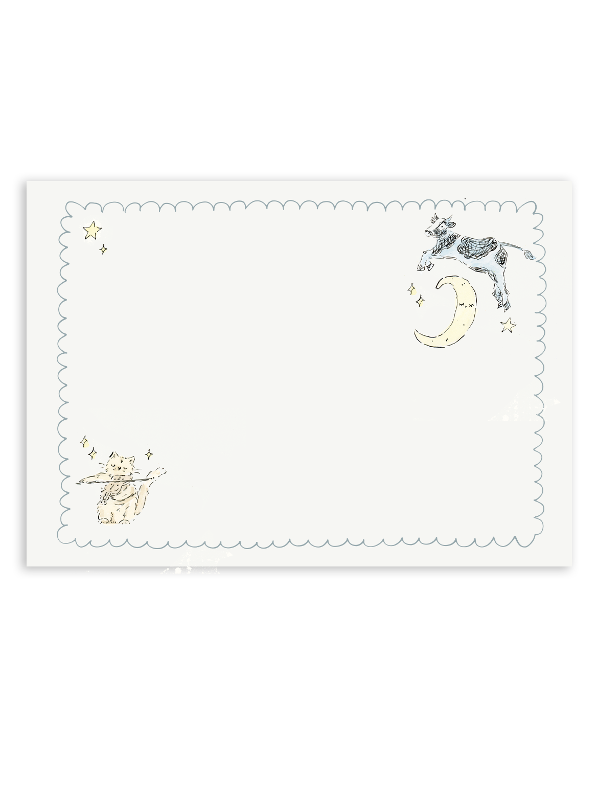 nursery rhyme note cards