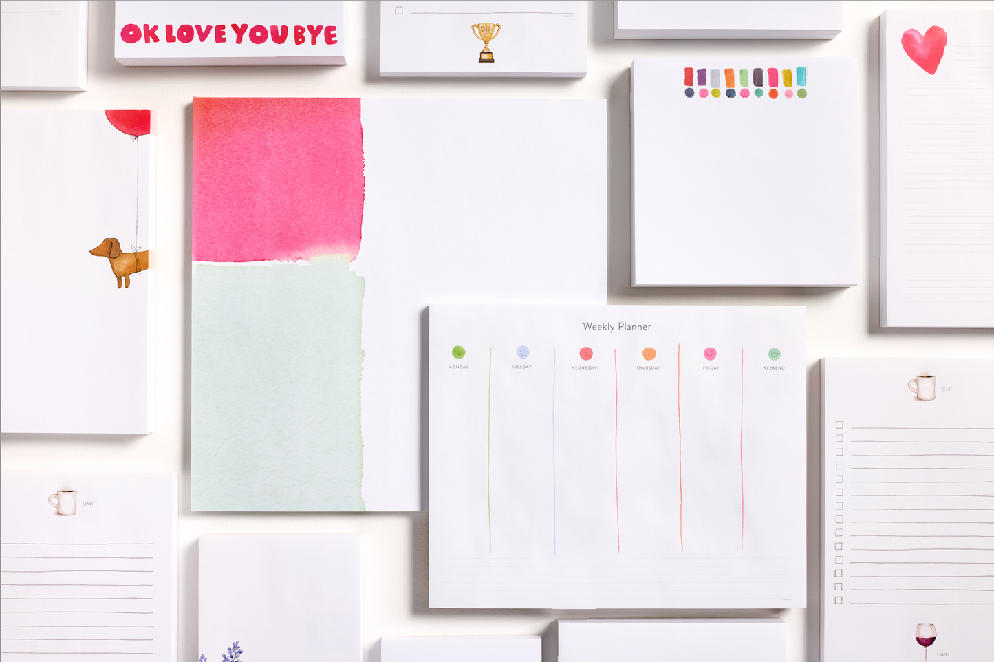 E. Frances Paper - Okloveyoubye Chunky Notepad