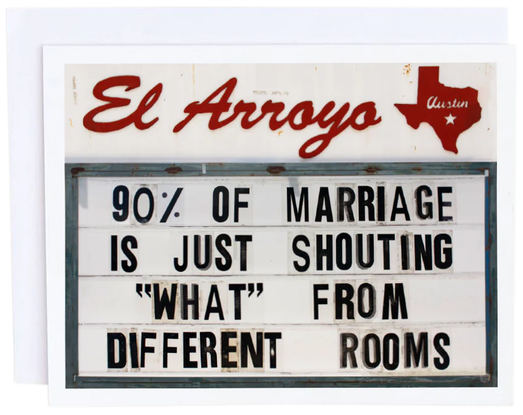 El Arroyo sign note cards