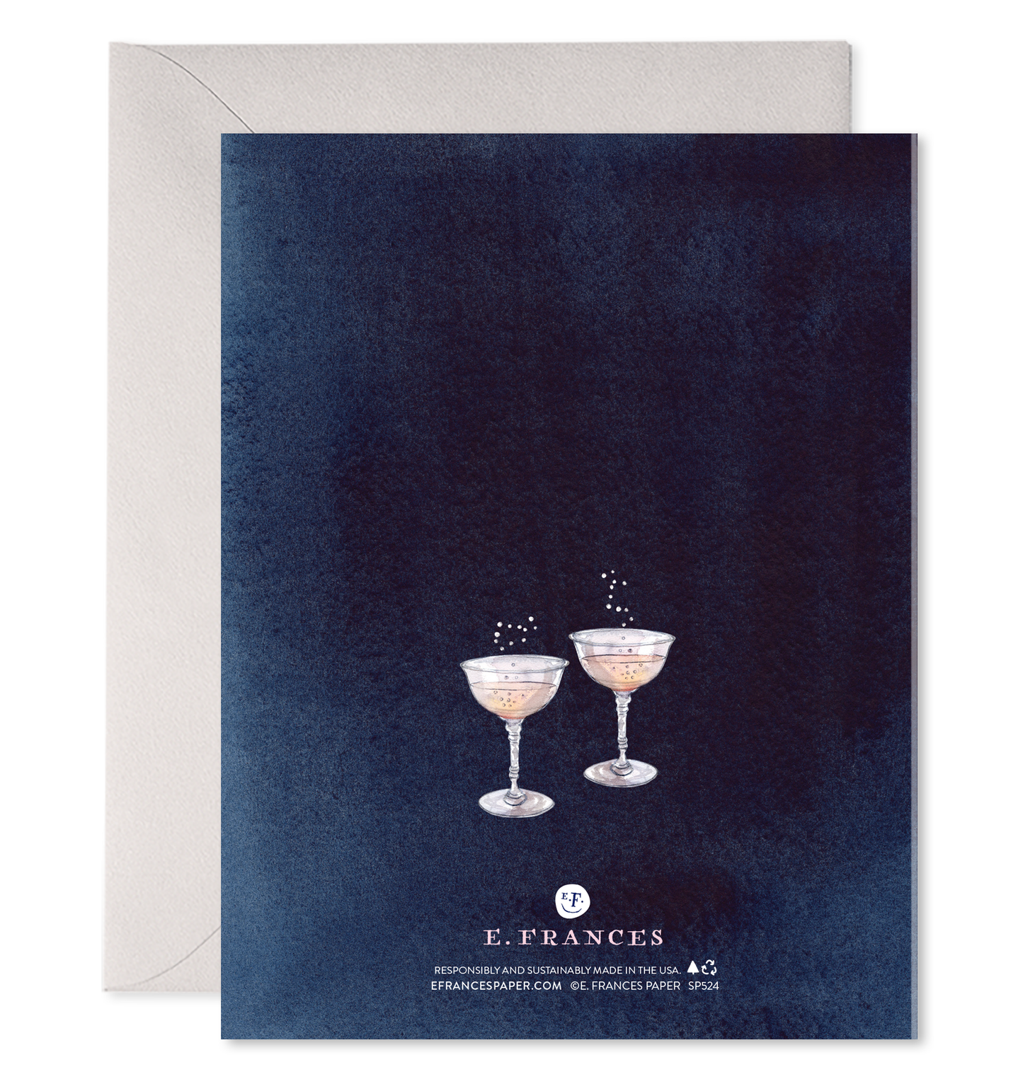 E. Frances Paper - Flying Cork | Congrats Champagne Greeting Card