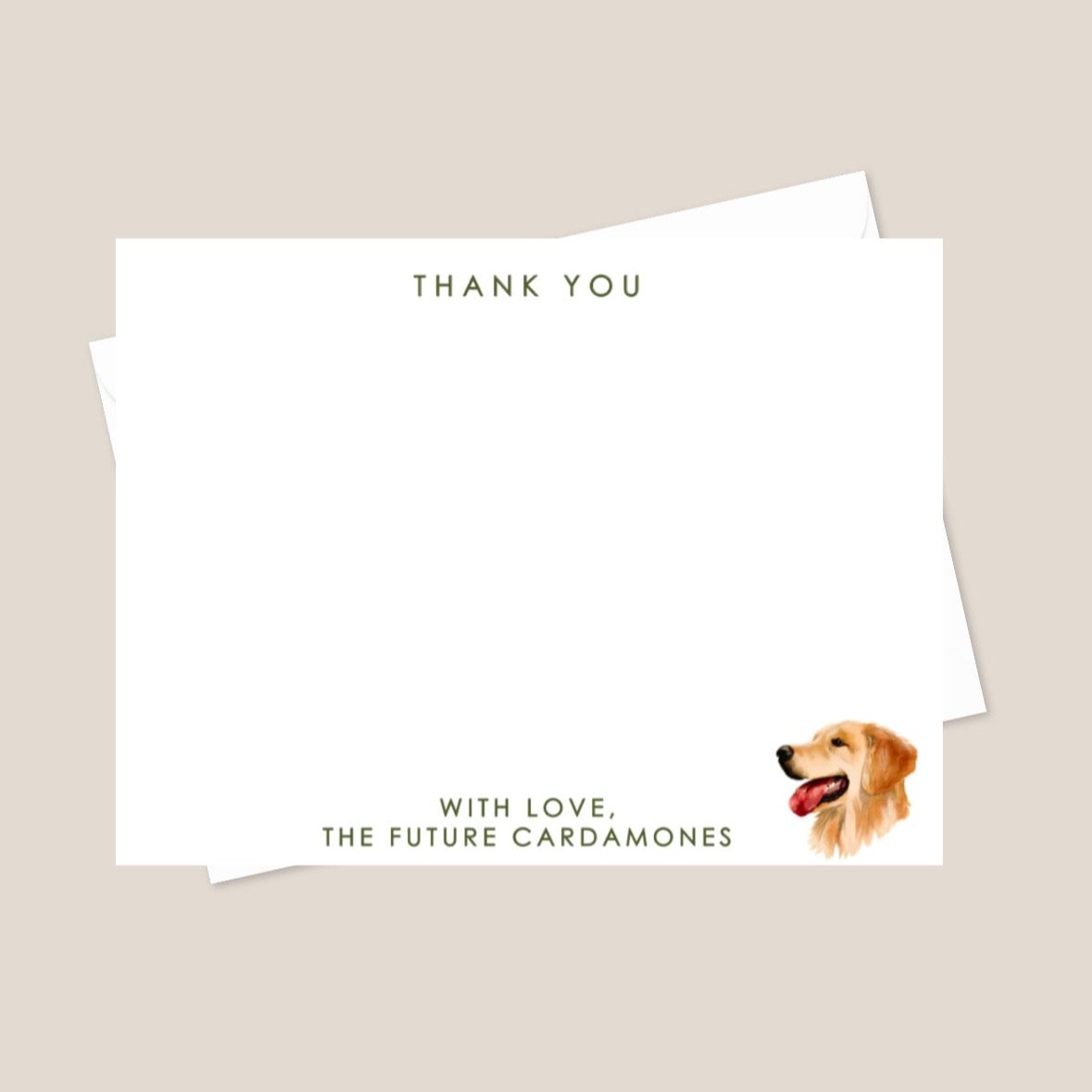 dog stationary
couples thank you cards