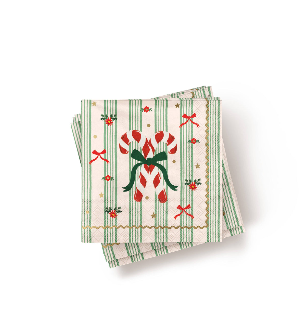 Holly Jolly Paper Cocktail Napkins