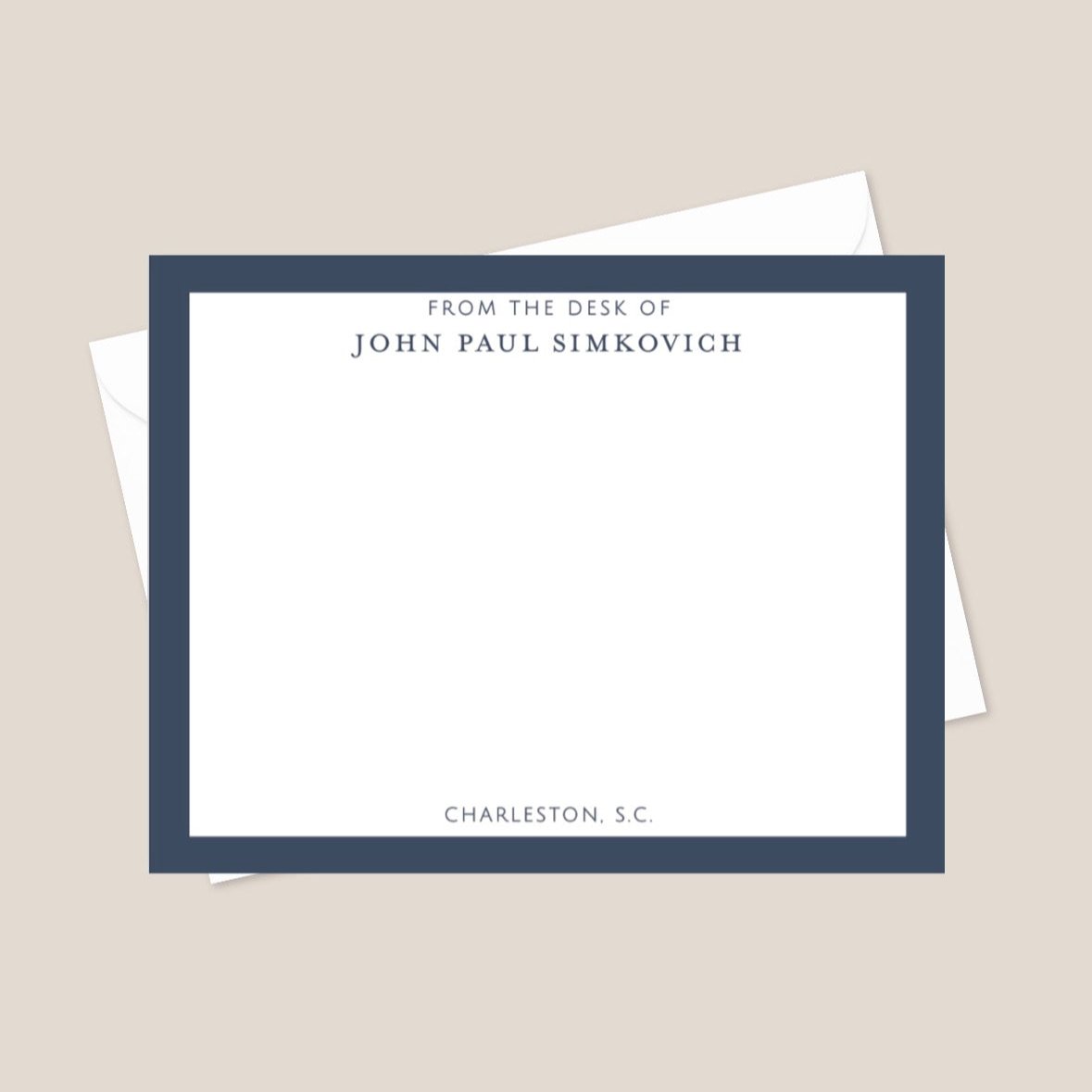 blue border stationary
office cards