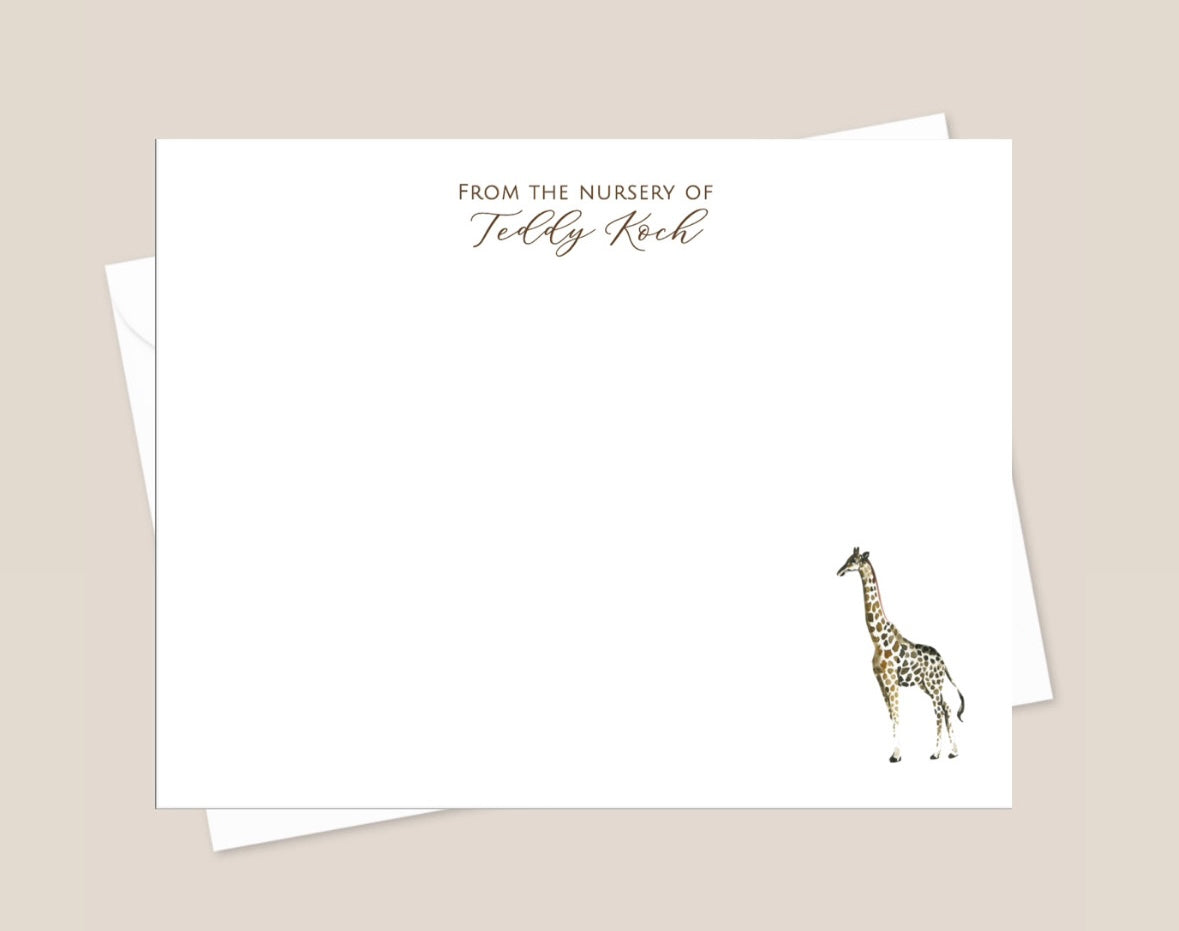 Giraffe Stationery