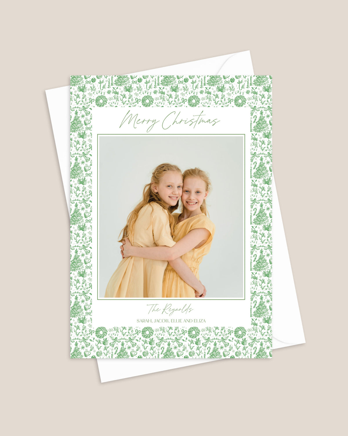 Holiday Monochromatic Holiday Card