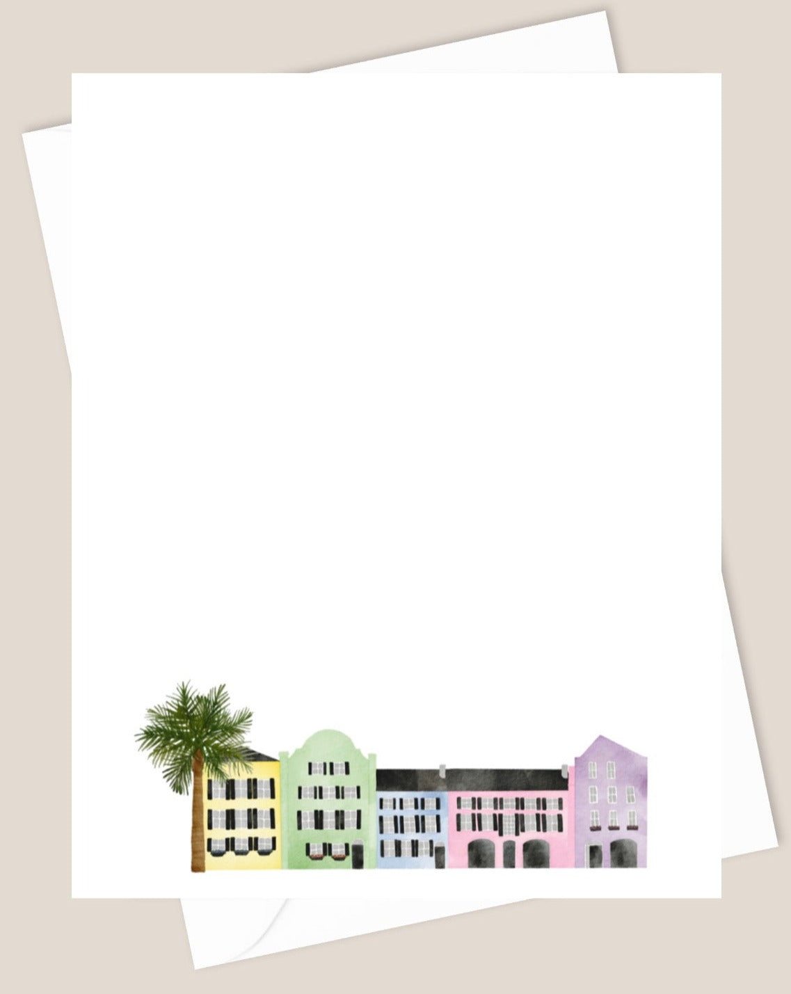 stationery rainbow row Charleston