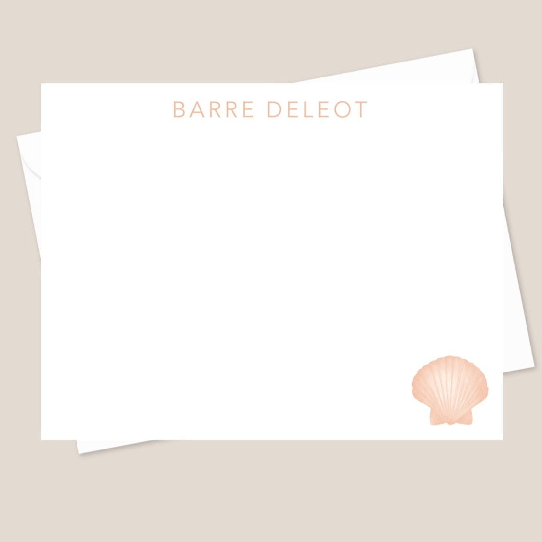 Seashell Stationery