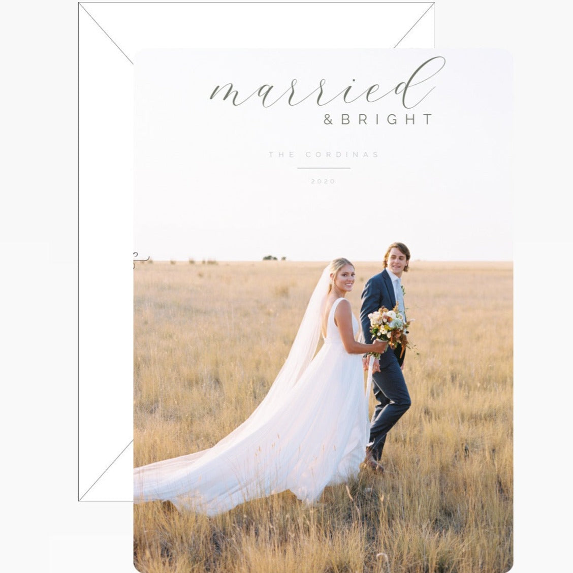 married christmas card