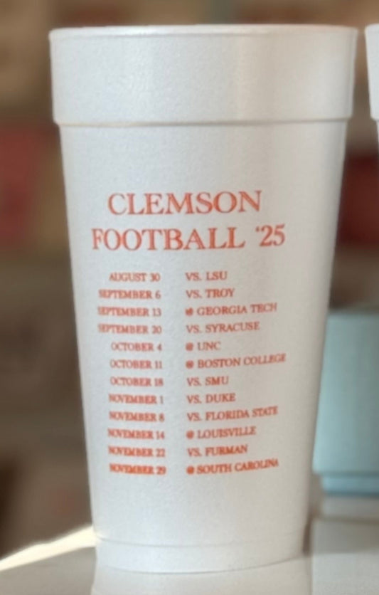 clemson football cups