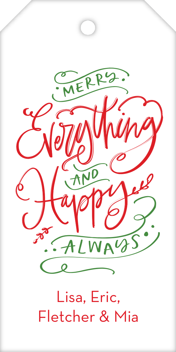 Merry Everything Hanging Tag
