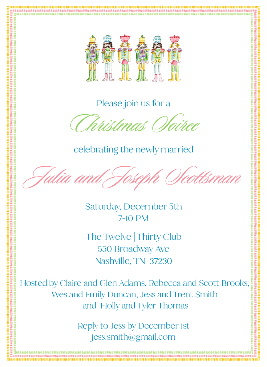 Nutcrackers Invitation