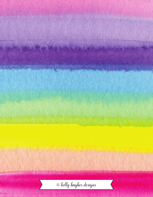 Hello Rainbow Flat Note