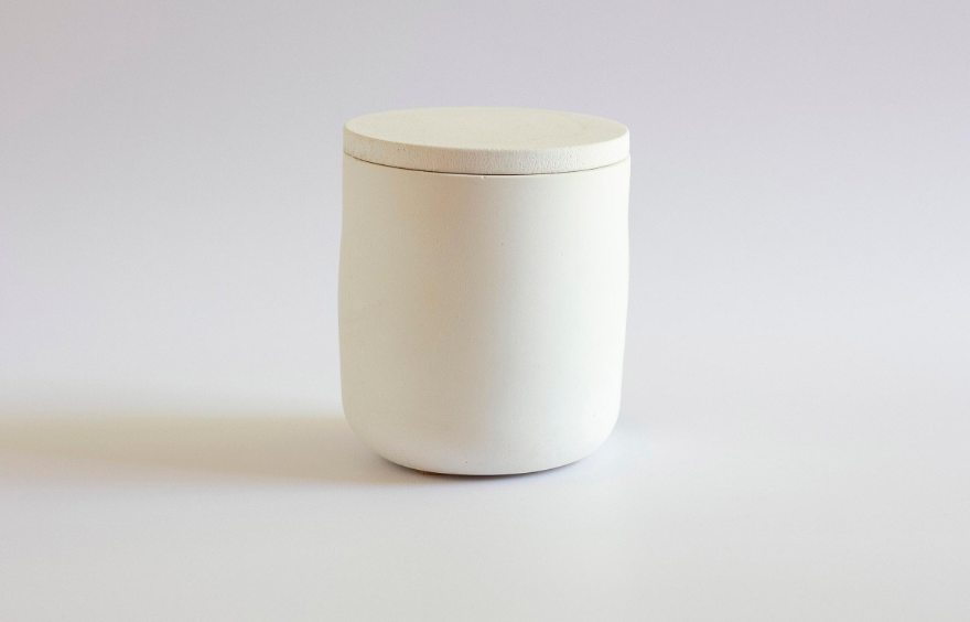 The White Two Piece Match Holder