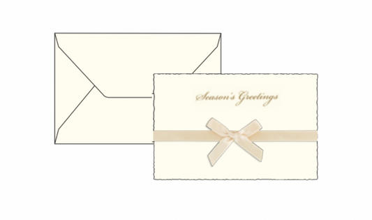 Handcrafted Seasons Greeting Holiday Stationery