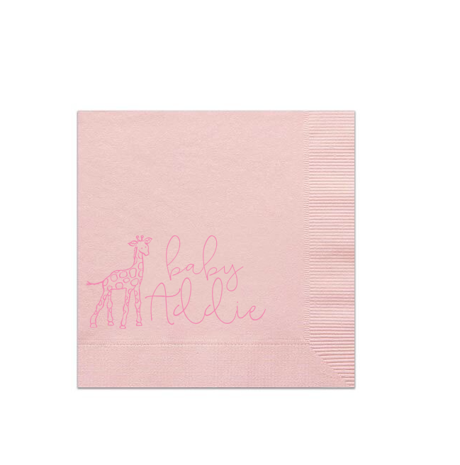 Baby Giraffe Napkins