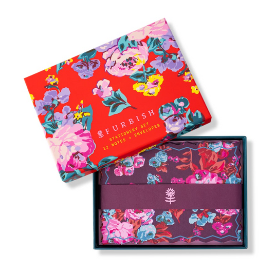 bright floral stationary