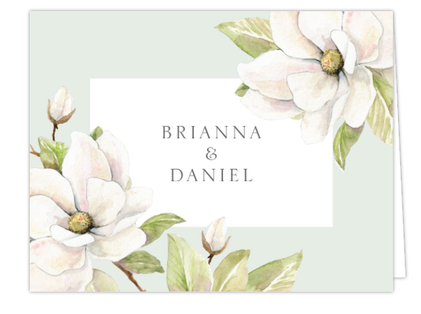 Magnolia Folded Card