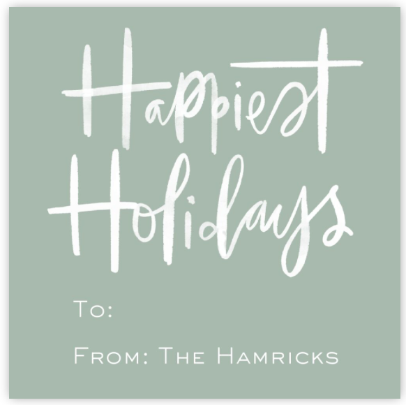 Sage Green Happiest Stickers