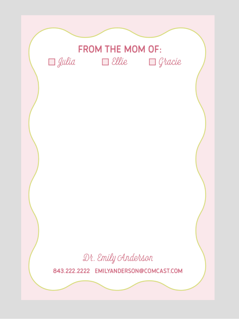 Parent of the Year 2 Notepad