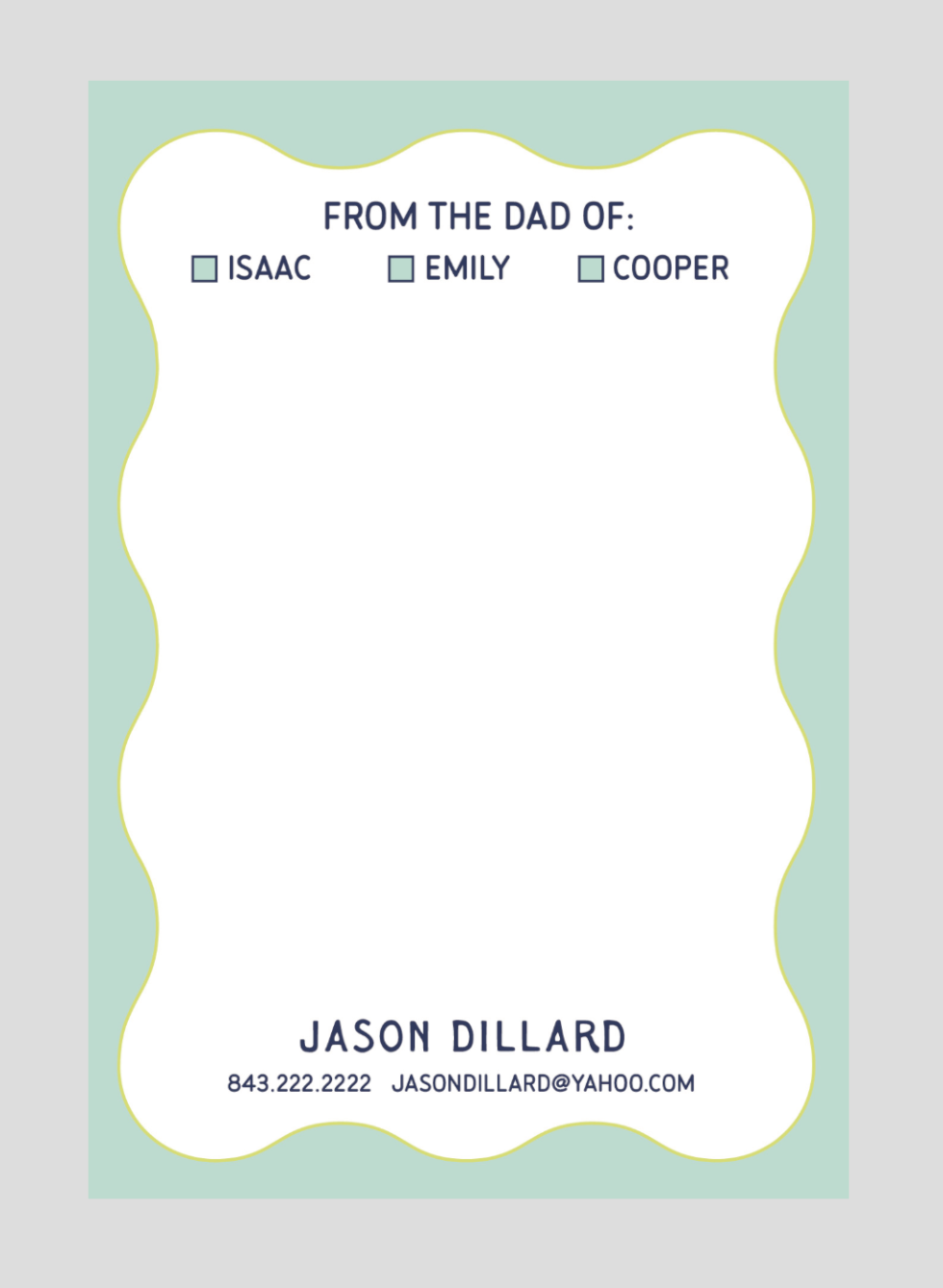 Parent of the Year 3 Notepad