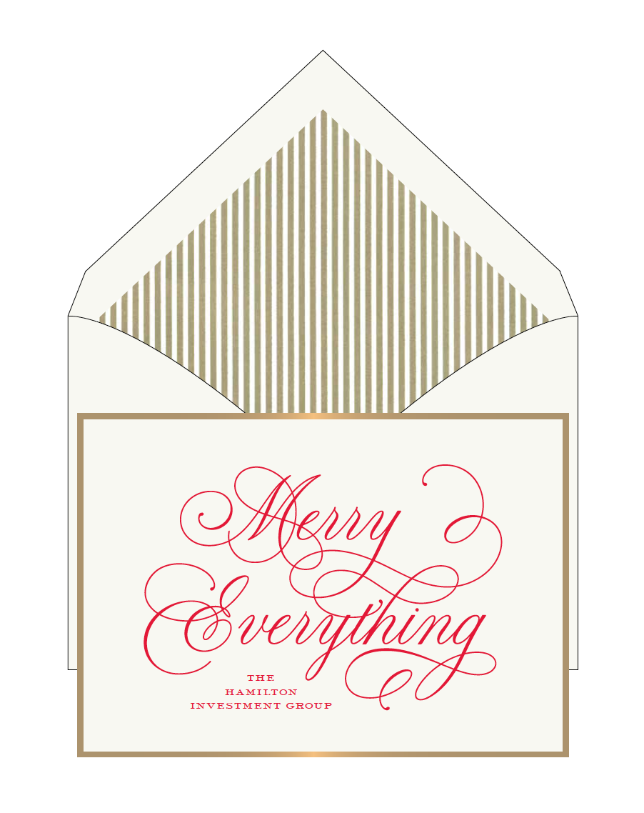 Hamilton Christmas Card